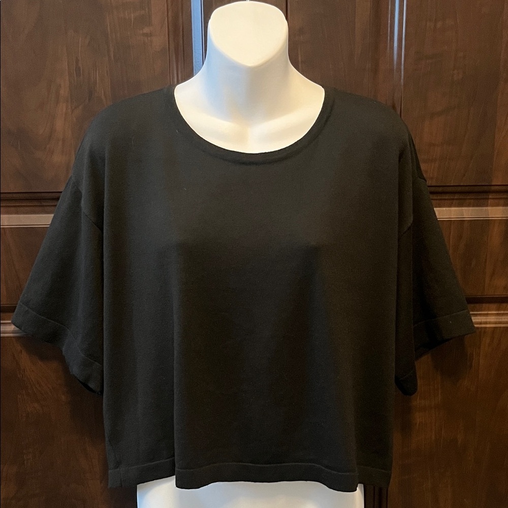 NWOT Halogen Cropped Lightweight Sweater